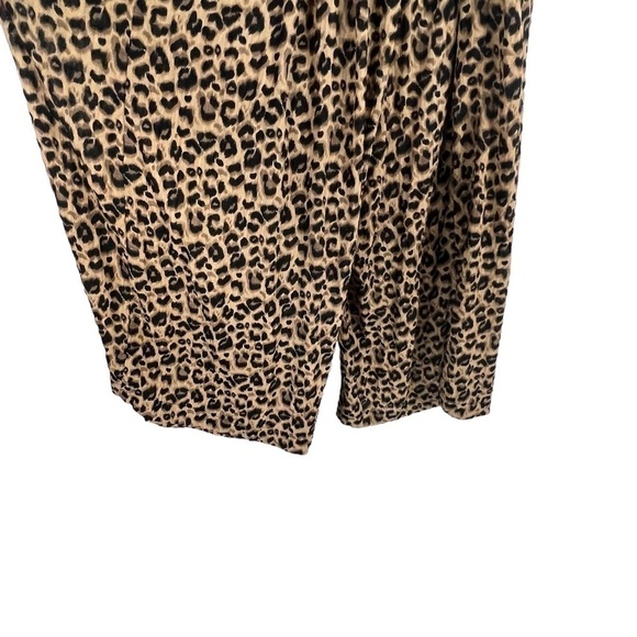 ODDY ANIMAL PRINT BALLOON SLEEVE MAXI ROMPER WITH TIE FOR A MORE FITTED LOOK - Picture 9 of 13